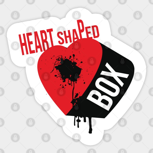 Heart Shaped Box Sticker by Boulinosaure